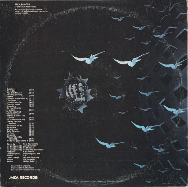 The Who : Tommy (2xLP, Album, RE, Pin)