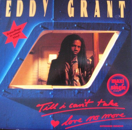Eddy Grant : Till I Can't Take Love No More (Extended Version) (12", Maxi, Red)