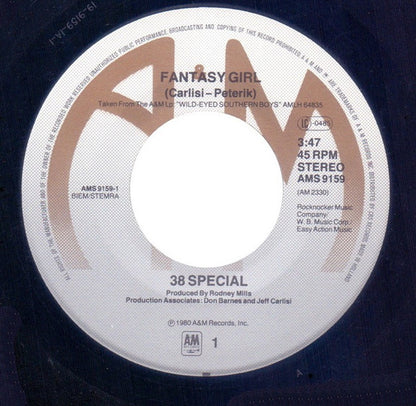 38 Special (2) : Fantasy Girl (7")