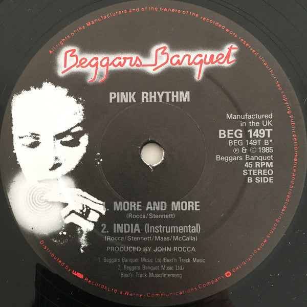 Pink Rhythm : India (12")