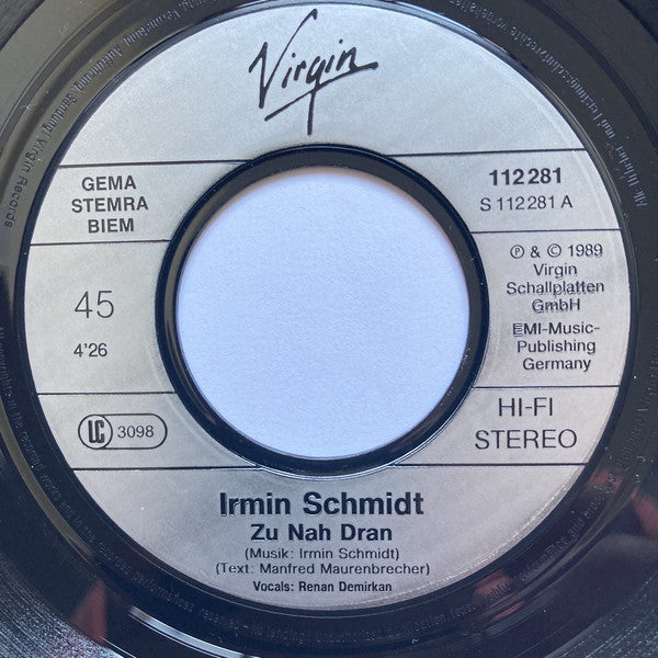 Irmin Schmidt & Renan Demirkan : Zu Nah Dran (7", Single)