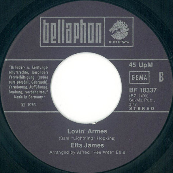 Etta James : Power Play (7", Single)