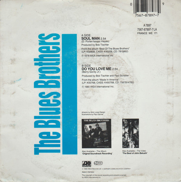 The Blues Brothers : Soul Man (7", Single)