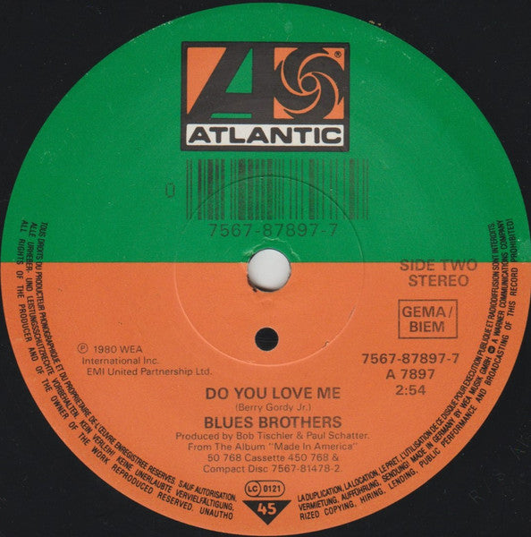 The Blues Brothers : Soul Man (7", Single)
