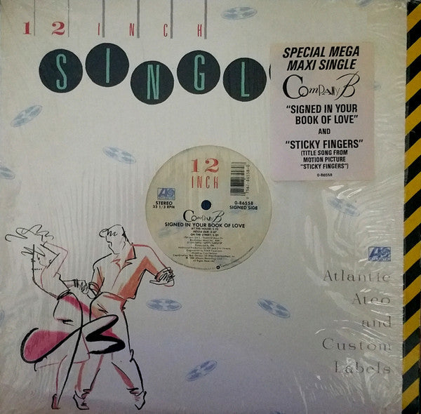 Company B : Signed In Your Book Of Love / Sticky Fingers (12", Single, Spe)