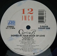 Company B : Signed In Your Book Of Love / Sticky Fingers (12", Single, Spe)