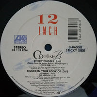 Company B : Signed In Your Book Of Love / Sticky Fingers (12", Single, Spe)