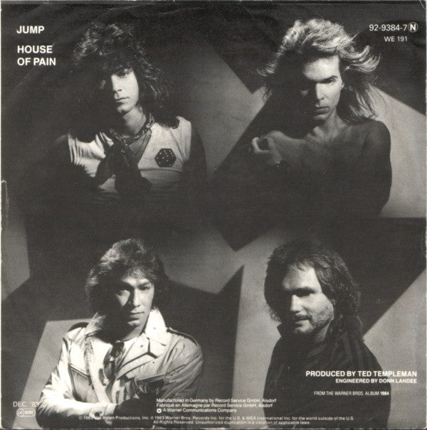 Van Halen : Jump! (7", Single)