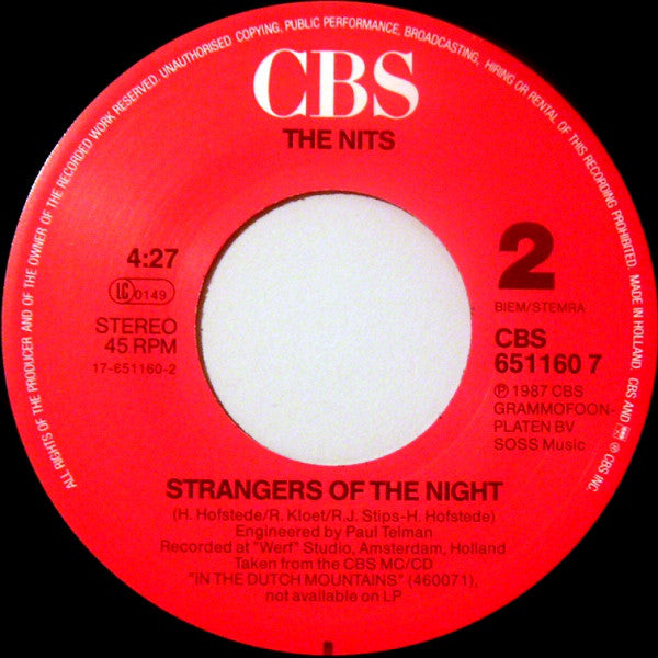 The Nits : In The Dutch Mountains (7", Single)