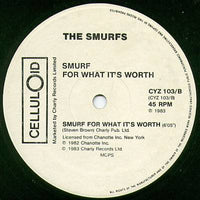The Smurfs : Smurf For What It's Worth (12", Maxi)