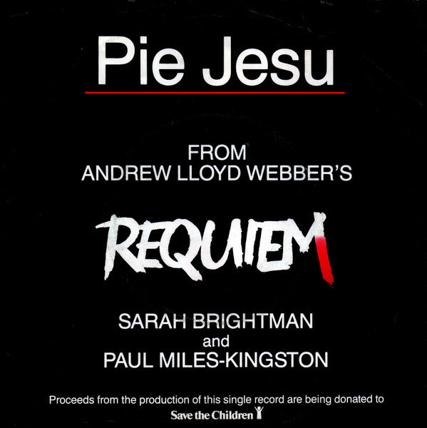 Sarah Brightman : Pie Jesu (7", Single)