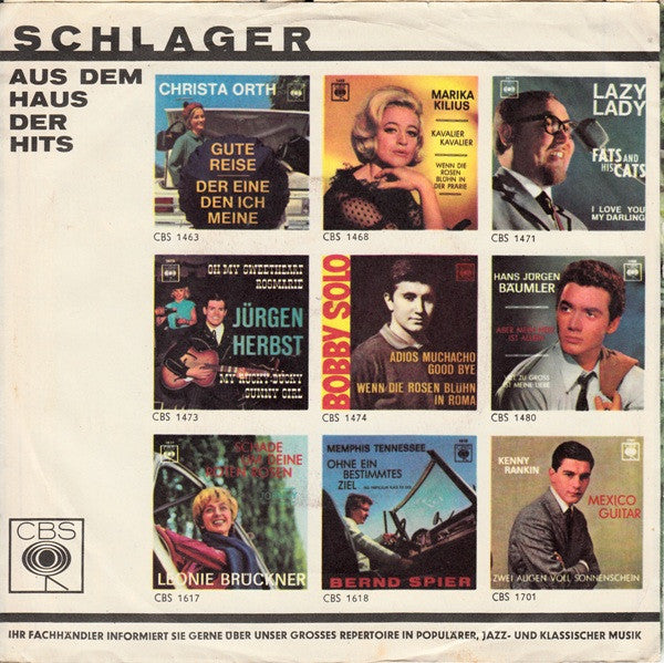 Fats And His Cats : Die Hübschen Girls Aus Germany / Komm Zu Mir (7", Single)