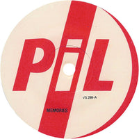 Public Image Limited : Memories (7", Single)