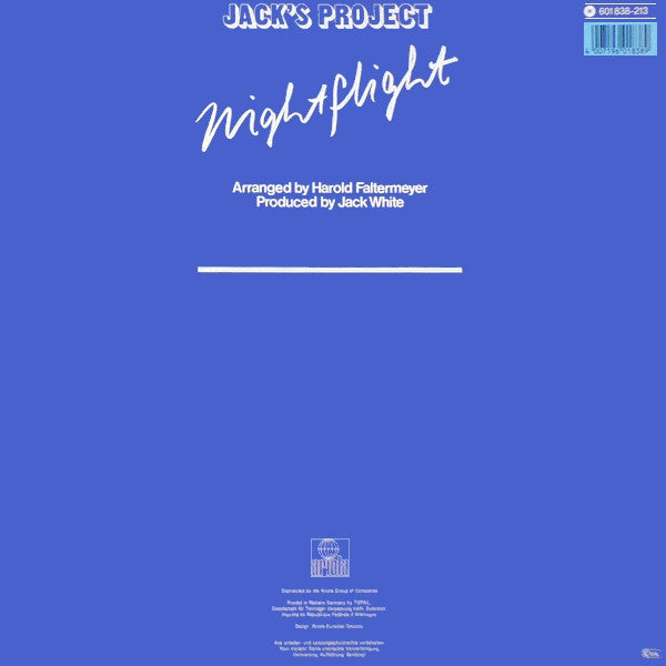 Jack's Project : Nightflight (12", Maxi)
