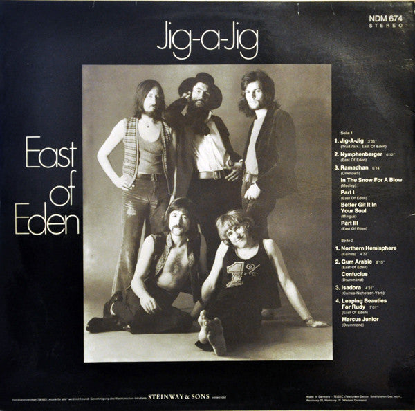 East Of Eden (2) : Jig-A-Jig (LP, Comp, Red)