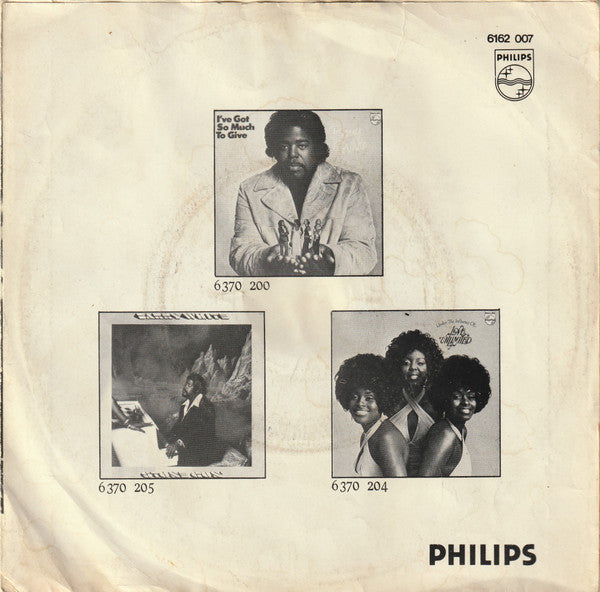 Barry White : Never, Never Gonna Give Ya Up (7", Single)