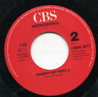 Birth Control : Gamma Ray Part 1+2 (7", Single, RP, Red)