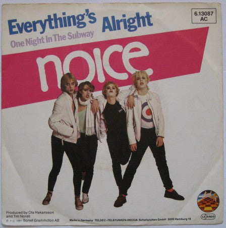 Noice : Everything's Alright (7", Single)