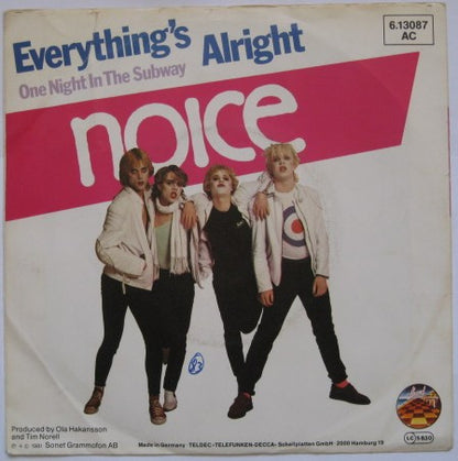 Noice : Everything's Alright (7", Single)