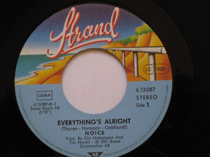 Noice : Everything's Alright (7", Single)