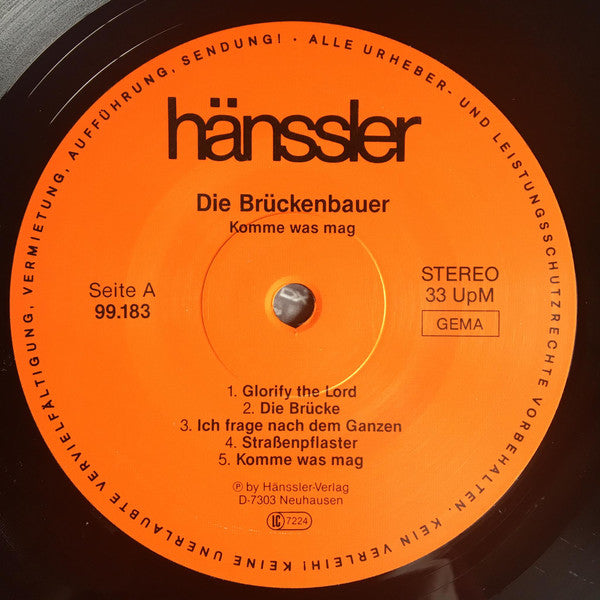 Die Brückenbauer : Komme Was Mag (LP, Album)