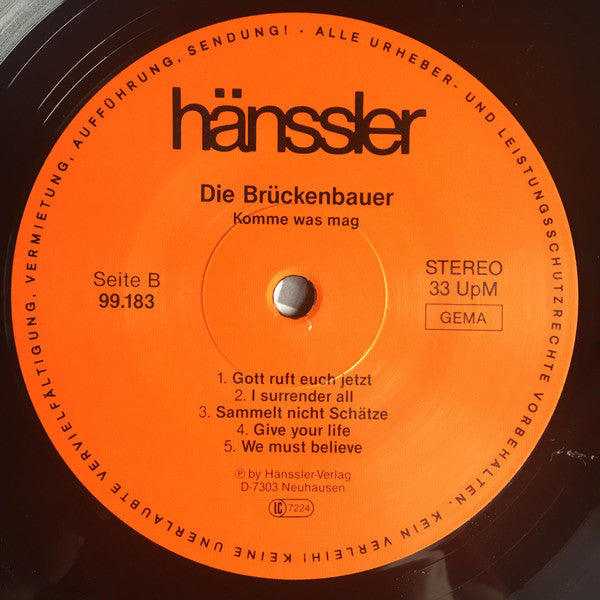 Die Brückenbauer : Komme Was Mag (LP, Album)