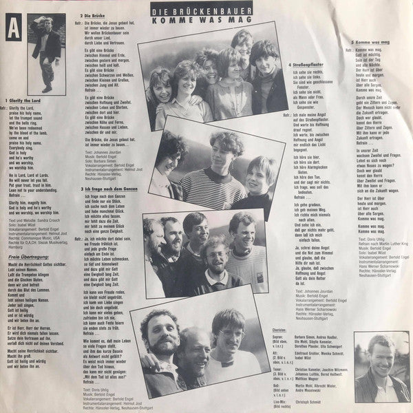 Die Brückenbauer : Komme Was Mag (LP, Album)