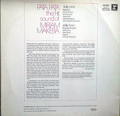 Miriam Makeba : Pata Pata (LP, Album, RE)