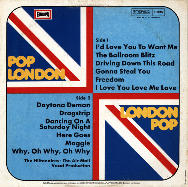 The Hiltonaires · The Air Mail : London Pop (LP)