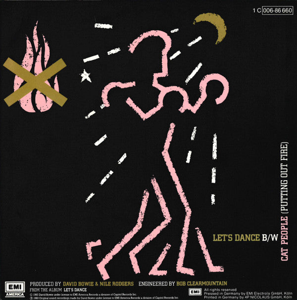 David Bowie : Let's Dance (7", Single)