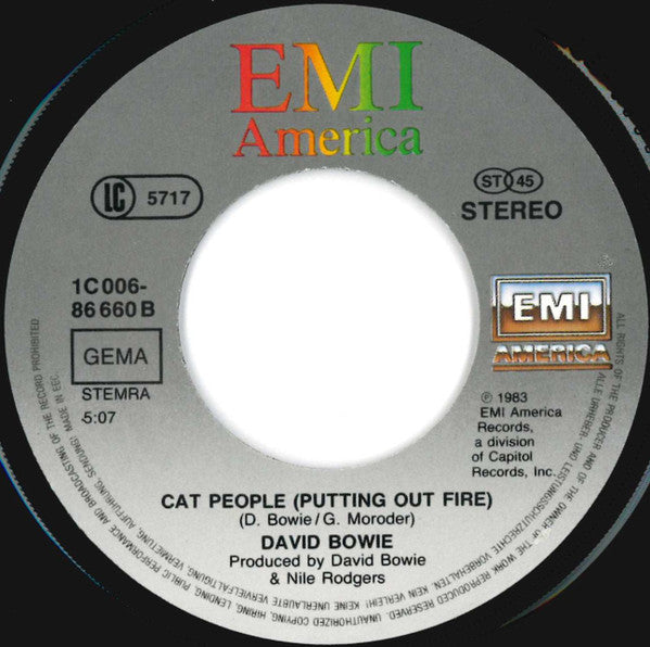 David Bowie : Let's Dance (7", Single)