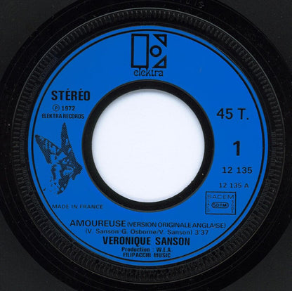 Véronique Sanson : Amoureuse (Version Originale Anglaise) / Cent Fois (7", Single)
