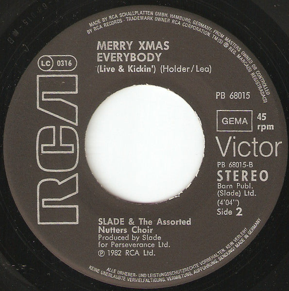 Slade : (And Now - The Waltz) C'est La Vie (7", Single)