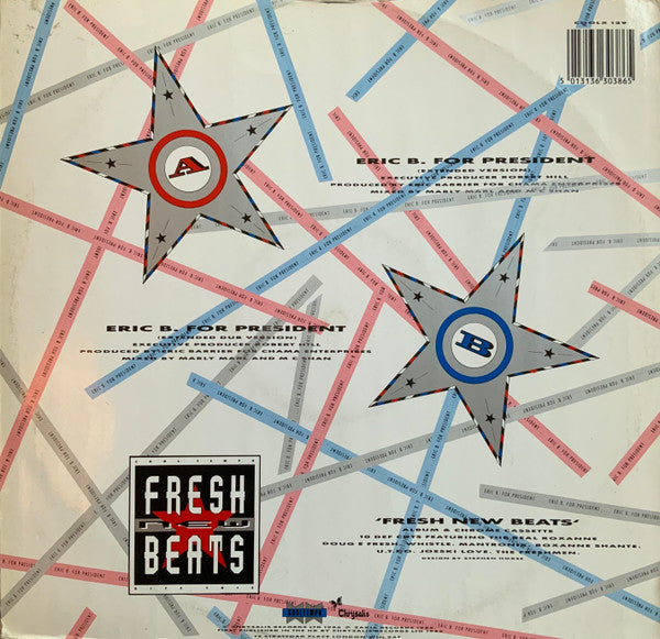 Eric B. (2) : Eric B For President (Extended Version) / My Melody (12")