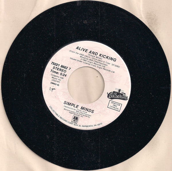 Simple Minds : Don't You (Forget About Me) / Alive And Kicking (7", Single)