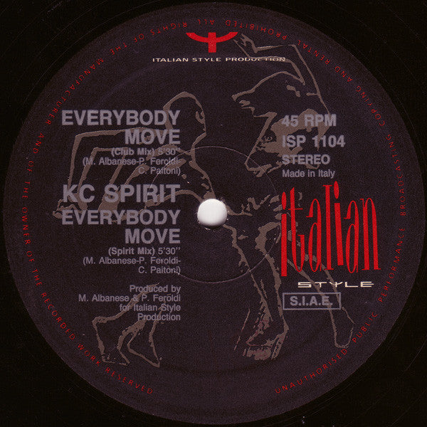 KC Spirit : Everybody Move (12")