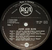 Janis* And Elvis* : Janis And Elvis (10", Comp, RE)