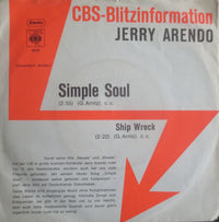 Jerry Arendo : Simple Soul (7", Single, Promo)