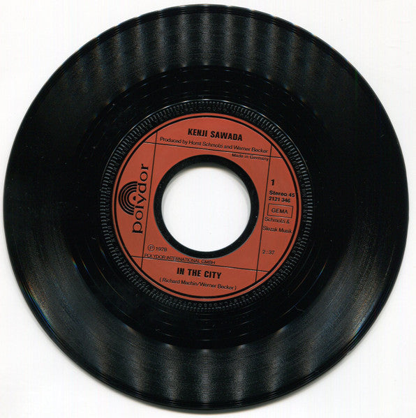 Kenji Sawada : In The City / On Man And A Band (7", Single)