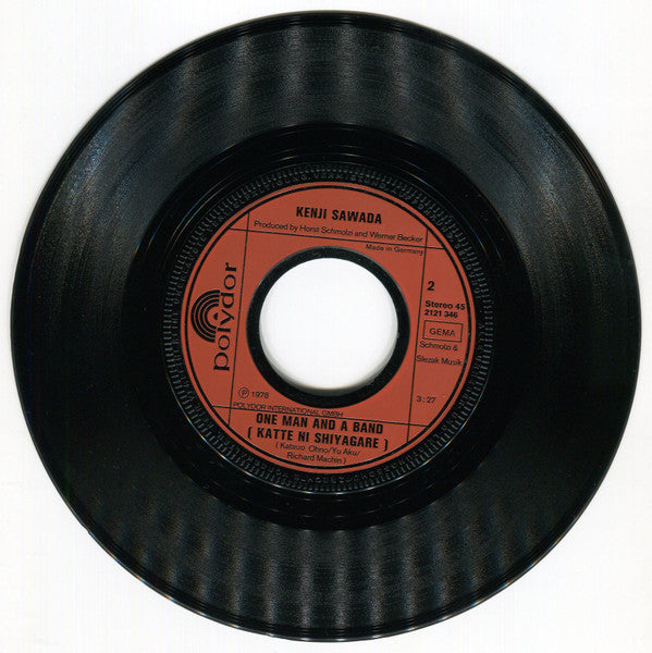 Kenji Sawada : In The City / On Man And A Band (7", Single)