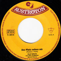 Gerd Schnier Mit Dem Orchester Bernd Marco : Der Platz Neben Mir / Das Kannst Du Mir Nicht Verbieten (7", Single, Mono)