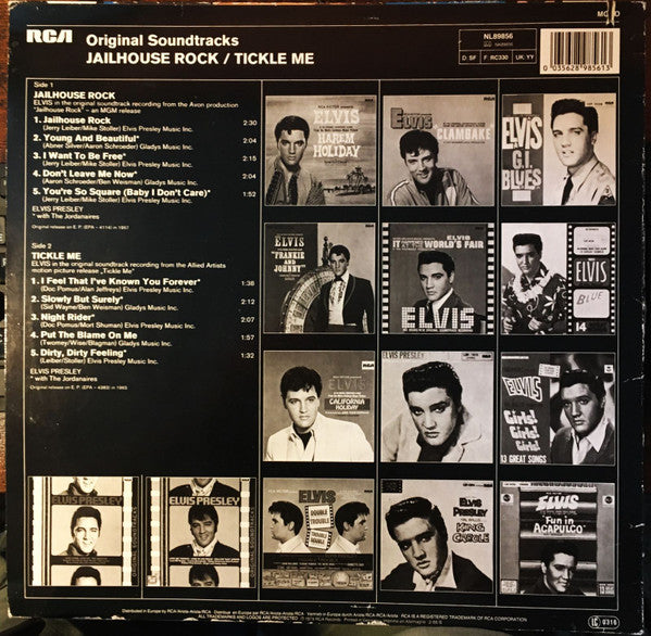 Elvis Presley : Jailhouse Rock, Tickle Me (LP, Comp, RE)