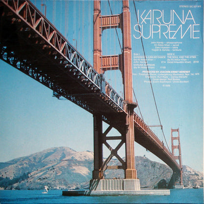 John Handy / Ali Akbar Khan : Karuna Supreme (LP, Album, Gat)
