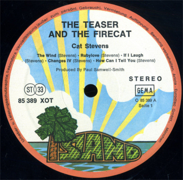 Cat Stevens : Teaser And The Firecat (LP, Album, RE, Gat)