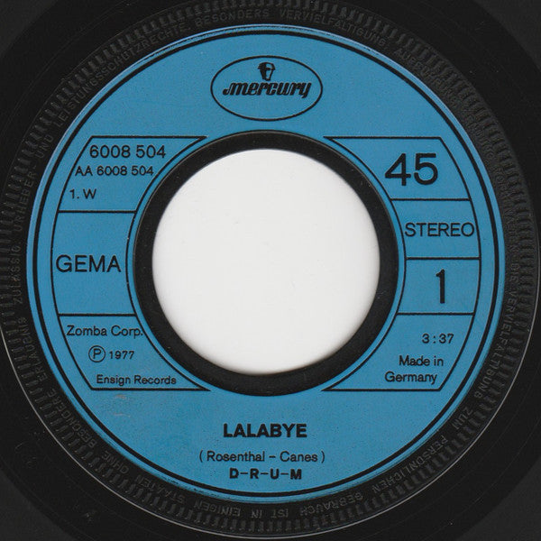 D-R-U-M : Lalabye (7", Single)