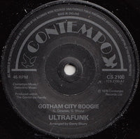 Ultrafunk : Gotham City Boogie / Indigo Country (7", Single, Sol)