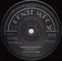 Ultrafunk : Gotham City Boogie / Indigo Country (7", Single, Sol)