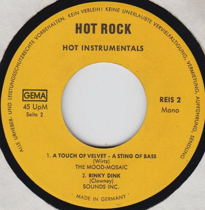 The Hunters, The Untouchables (20), The Mood-Mosaic*, Sounds Inc.* : Hot Instrumentals (7", EP, Unofficial)