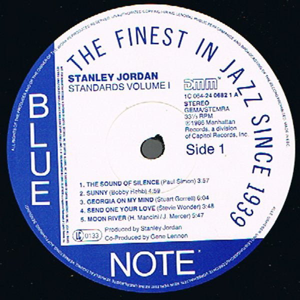 Stanley Jordan : Standards Volume 1 (LP, Album)