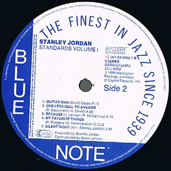 Stanley Jordan : Standards Volume 1 (LP, Album)